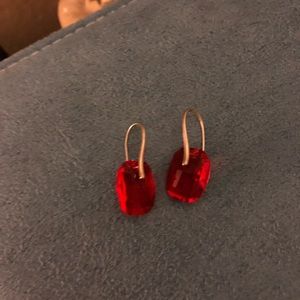 🔻Swarovski crystal red sterling silver🔺